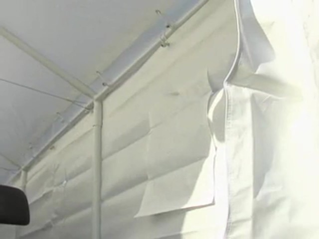 10x20' Hercules Snow Load Canopy Shelter / Garage White  - image 3 from the video